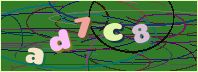 This is a captcha-picture. It is used to prevent mass-access by robots. (see: www.captcha.net)